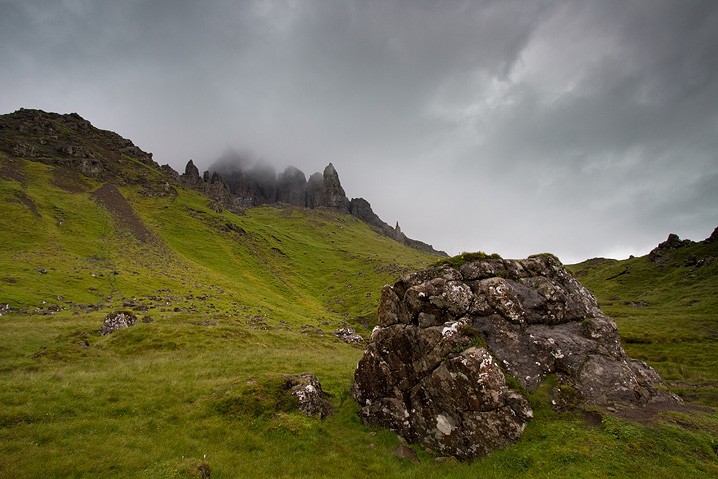 Landschaft Old man of storr